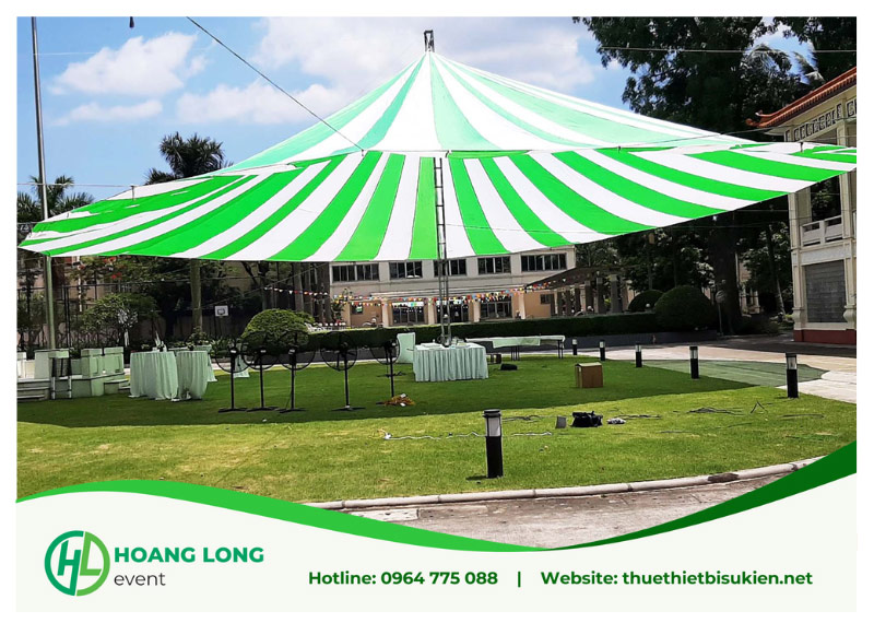  thuê dù tròn giá bao nhiêu